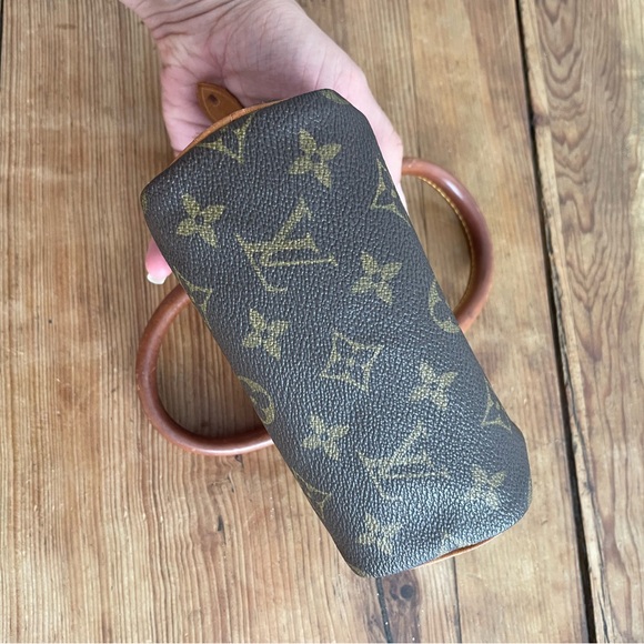 Vintage Louis Vuitton Mini Sac HL Brown Monogram Bag - Picture 12 of 14